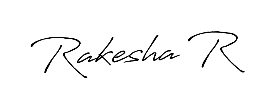 Similarly Antro_Vectra_Bolder is the best handwritten signature design. Signature creator online .You can use it as an online autograph creator for name Rakesha R. Rakesha R signature style 7 images and pictures png