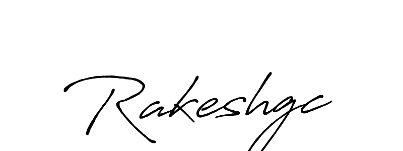 Create a beautiful signature design for name Rakeshgc. With this signature (Antro_Vectra_Bolder) fonts, you can make a handwritten signature for free. Rakeshgc signature style 7 images and pictures png