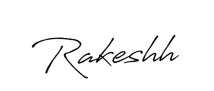 Rakeshh stylish signature style. Best Handwritten Sign (Antro_Vectra_Bolder) for my name. Handwritten Signature Collection Ideas for my name Rakeshh. Rakeshh signature style 7 images and pictures png