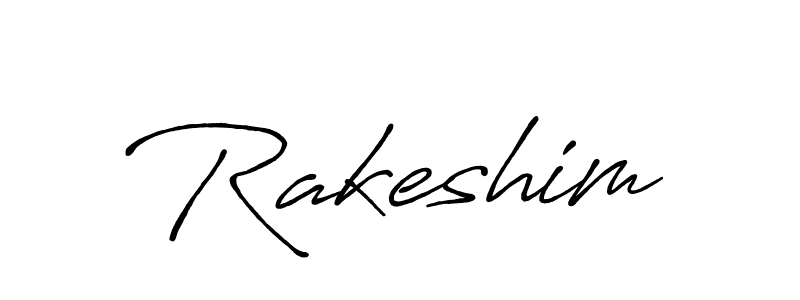 How to make Rakeshim signature? Antro_Vectra_Bolder is a professional autograph style. Create handwritten signature for Rakeshim name. Rakeshim signature style 7 images and pictures png