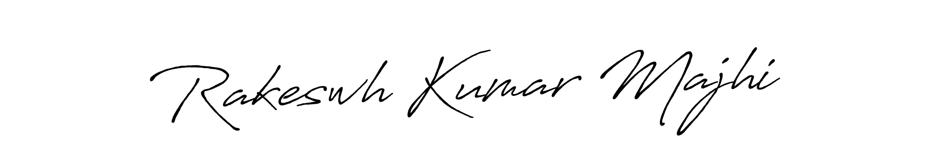 The best way (Antro_Vectra_Bolder) to make a short signature is to pick only two or three words in your name. The name Rakeswh Kumar Majhi include a total of six letters. For converting this name. Rakeswh Kumar Majhi signature style 7 images and pictures png