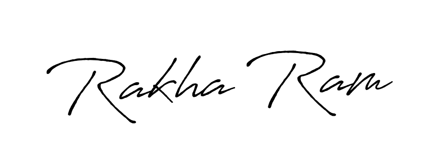 Create a beautiful signature design for name Rakha Ram. With this signature (Antro_Vectra_Bolder) fonts, you can make a handwritten signature for free. Rakha Ram signature style 7 images and pictures png