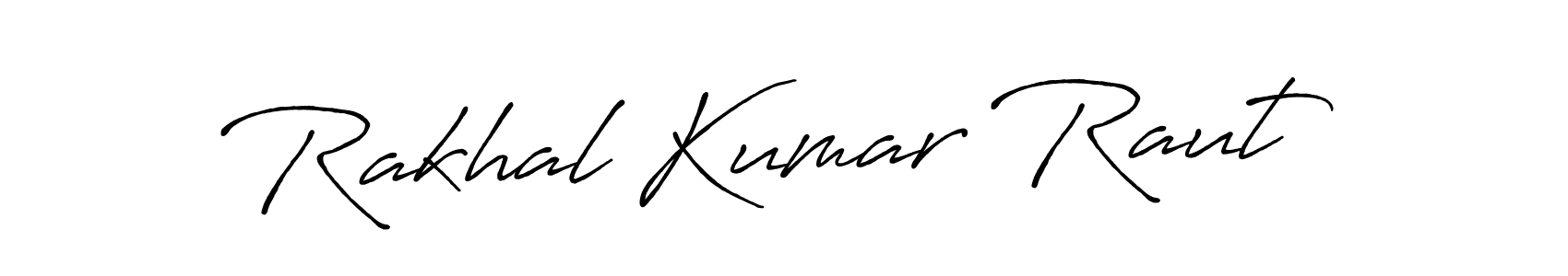 Design your own signature with our free online signature maker. With this signature software, you can create a handwritten (Antro_Vectra_Bolder) signature for name Rakhal Kumar Raut. Rakhal Kumar Raut signature style 7 images and pictures png