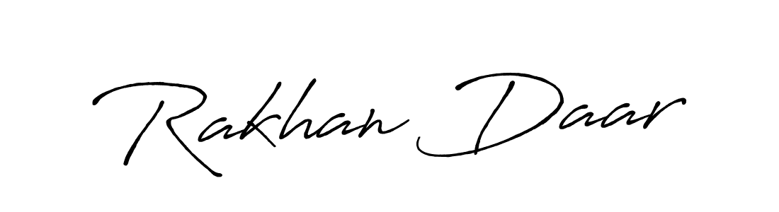 Make a short Rakhan Daar signature style. Manage your documents anywhere anytime using Antro_Vectra_Bolder. Create and add eSignatures, submit forms, share and send files easily. Rakhan Daar signature style 7 images and pictures png