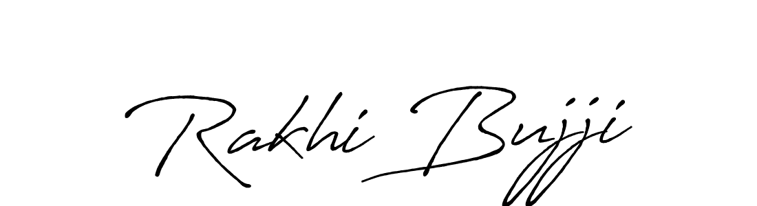 if you are searching for the best signature style for your name Rakhi Bujji. so please give up your signature search. here we have designed multiple signature styles  using Antro_Vectra_Bolder. Rakhi Bujji signature style 7 images and pictures png