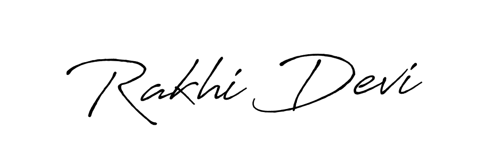 if you are searching for the best signature style for your name Rakhi Devi. so please give up your signature search. here we have designed multiple signature styles  using Antro_Vectra_Bolder. Rakhi Devi signature style 7 images and pictures png