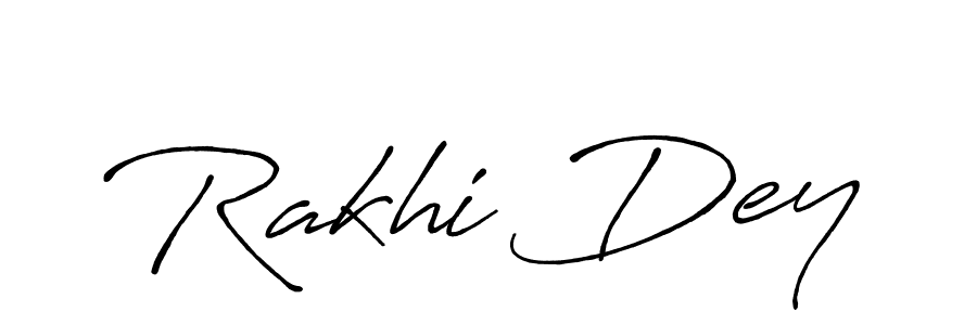 The best way (Antro_Vectra_Bolder) to make a short signature is to pick only two or three words in your name. The name Rakhi Dey include a total of six letters. For converting this name. Rakhi Dey signature style 7 images and pictures png