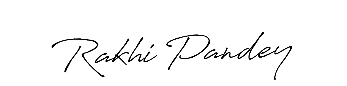 Also we have Rakhi Pandey name is the best signature style. Create professional handwritten signature collection using Antro_Vectra_Bolder autograph style. Rakhi Pandey signature style 7 images and pictures png