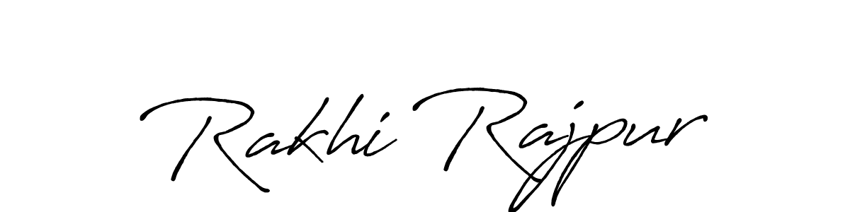 You should practise on your own different ways (Antro_Vectra_Bolder) to write your name (Rakhi Rajpur) in signature. don't let someone else do it for you. Rakhi Rajpur signature style 7 images and pictures png