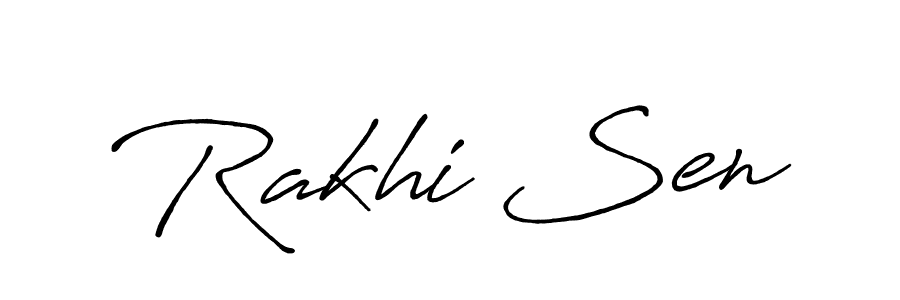Also You can easily find your signature by using the search form. We will create Rakhi Sen name handwritten signature images for you free of cost using Antro_Vectra_Bolder sign style. Rakhi Sen signature style 7 images and pictures png