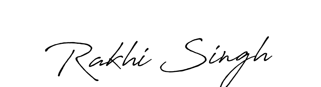 How to make Rakhi Singh signature? Antro_Vectra_Bolder is a professional autograph style. Create handwritten signature for Rakhi Singh name. Rakhi Singh signature style 7 images and pictures png