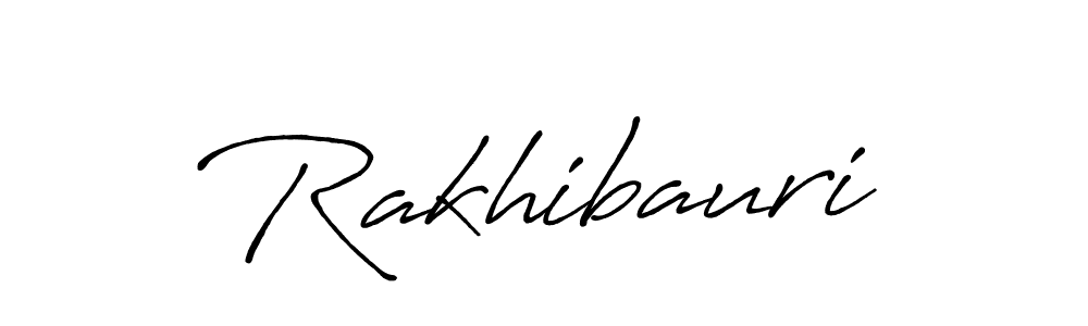 Create a beautiful signature design for name Rakhibauri. With this signature (Antro_Vectra_Bolder) fonts, you can make a handwritten signature for free. Rakhibauri signature style 7 images and pictures png
