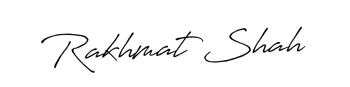 Also You can easily find your signature by using the search form. We will create Rakhmat Shah name handwritten signature images for you free of cost using Antro_Vectra_Bolder sign style. Rakhmat Shah signature style 7 images and pictures png