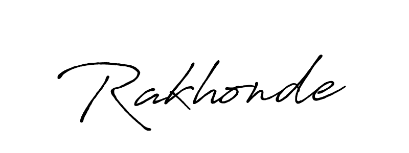 if you are searching for the best signature style for your name Rakhonde. so please give up your signature search. here we have designed multiple signature styles  using Antro_Vectra_Bolder. Rakhonde signature style 7 images and pictures png