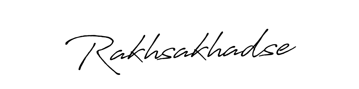 How to Draw Rakhsakhadse signature style? Antro_Vectra_Bolder is a latest design signature styles for name Rakhsakhadse. Rakhsakhadse signature style 7 images and pictures png