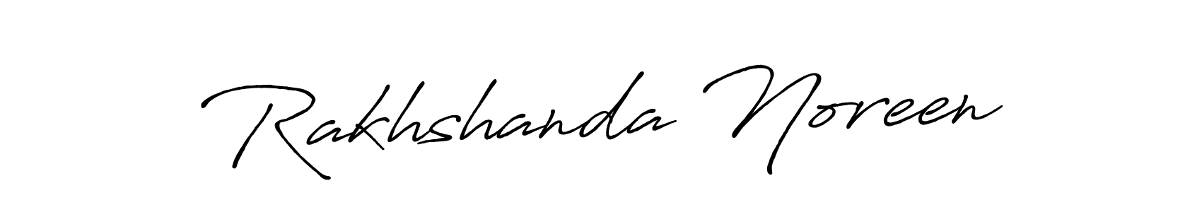 Antro_Vectra_Bolder is a professional signature style that is perfect for those who want to add a touch of class to their signature. It is also a great choice for those who want to make their signature more unique. Get Rakhshanda Noreen name to fancy signature for free. Rakhshanda Noreen signature style 7 images and pictures png