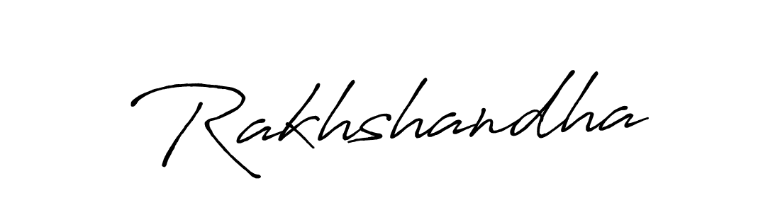 Design your own signature with our free online signature maker. With this signature software, you can create a handwritten (Antro_Vectra_Bolder) signature for name Rakhshandha. Rakhshandha signature style 7 images and pictures png