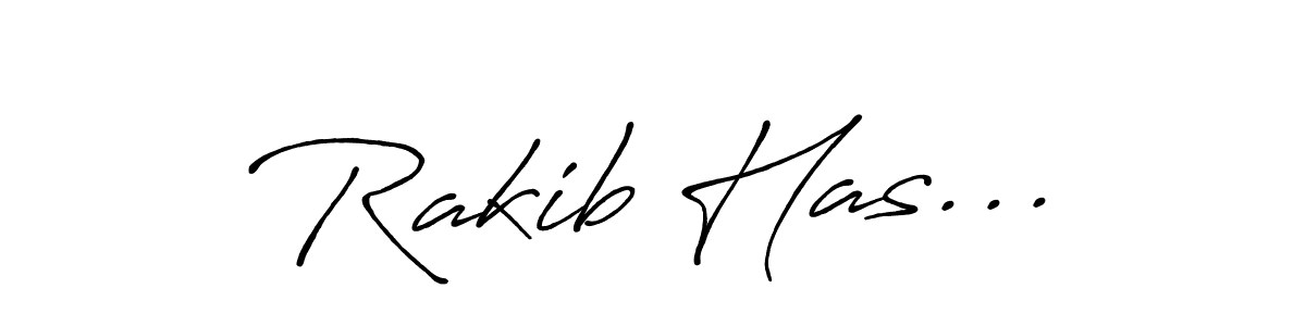 Design your own signature with our free online signature maker. With this signature software, you can create a handwritten (Antro_Vectra_Bolder) signature for name Rakib Has.... Rakib Has... signature style 7 images and pictures png