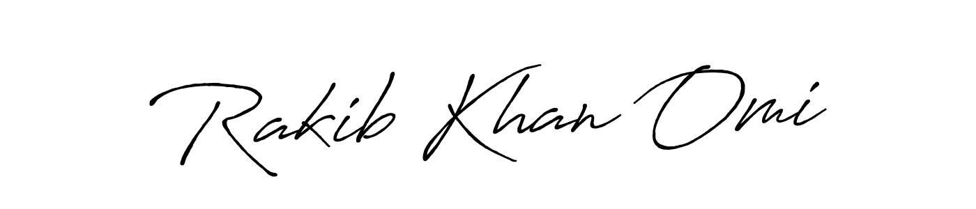 Similarly Antro_Vectra_Bolder is the best handwritten signature design. Signature creator online .You can use it as an online autograph creator for name Rakib Khan Omi. Rakib Khan Omi signature style 7 images and pictures png