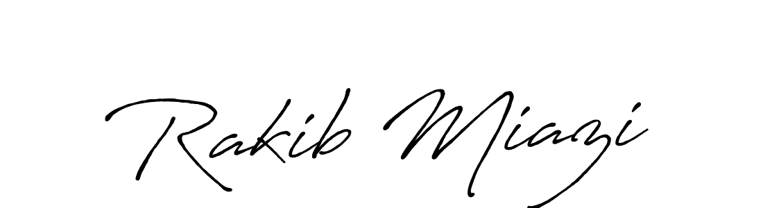 Use a signature maker to create a handwritten signature online. With this signature software, you can design (Antro_Vectra_Bolder) your own signature for name Rakib Miazi. Rakib Miazi signature style 7 images and pictures png