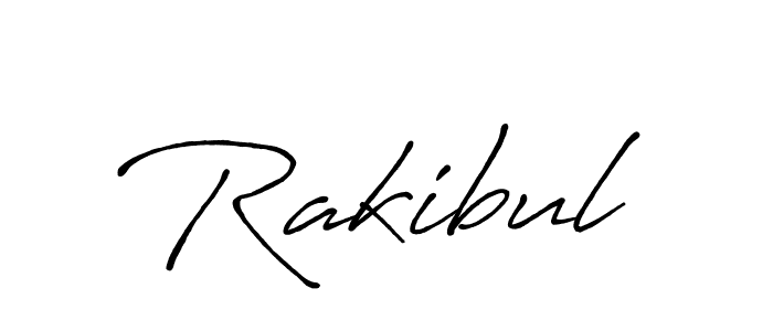 Also we have Rakibul name is the best signature style. Create professional handwritten signature collection using Antro_Vectra_Bolder autograph style. Rakibul signature style 7 images and pictures png