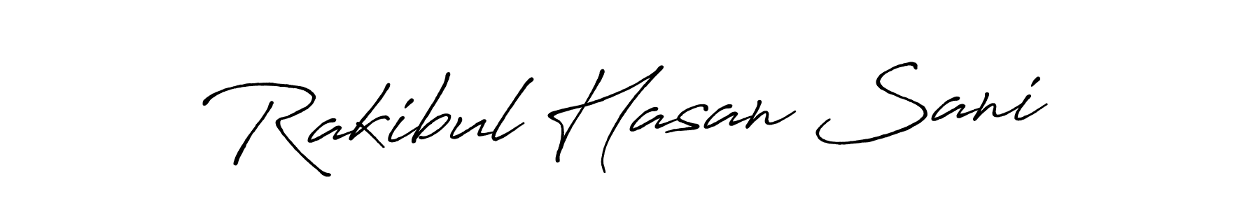 Make a beautiful signature design for name Rakibul Hasan Sani. Use this online signature maker to create a handwritten signature for free. Rakibul Hasan Sani signature style 7 images and pictures png