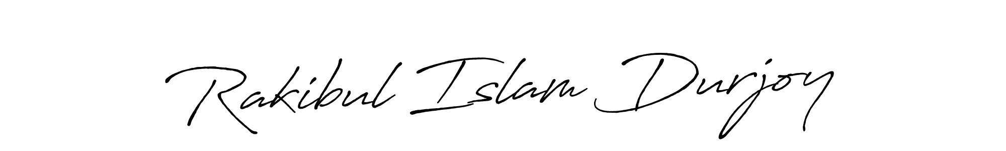 Use a signature maker to create a handwritten signature online. With this signature software, you can design (Antro_Vectra_Bolder) your own signature for name Rakibul Islam Durjoy. Rakibul Islam Durjoy signature style 7 images and pictures png