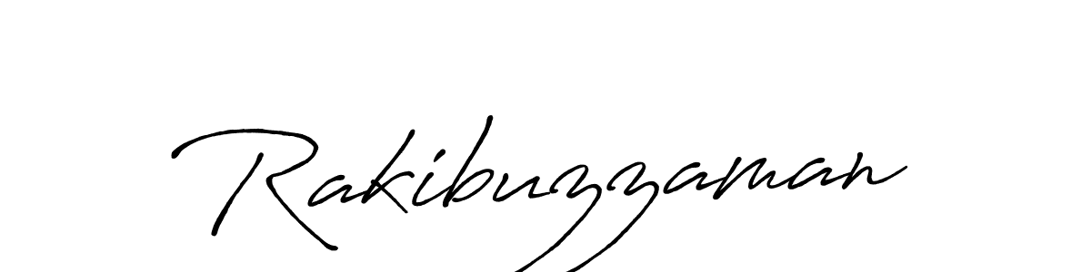 Also we have Rakibuzzaman name is the best signature style. Create professional handwritten signature collection using Antro_Vectra_Bolder autograph style. Rakibuzzaman signature style 7 images and pictures png