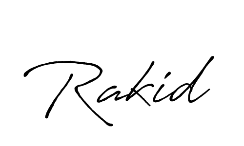 if you are searching for the best signature style for your name Rakid. so please give up your signature search. here we have designed multiple signature styles  using Antro_Vectra_Bolder. Rakid signature style 7 images and pictures png