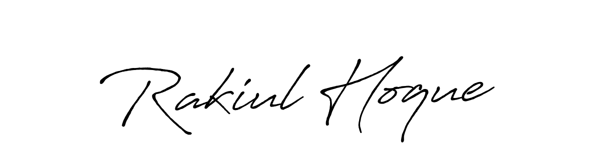 Also we have Rakiul Hoque name is the best signature style. Create professional handwritten signature collection using Antro_Vectra_Bolder autograph style. Rakiul Hoque signature style 7 images and pictures png