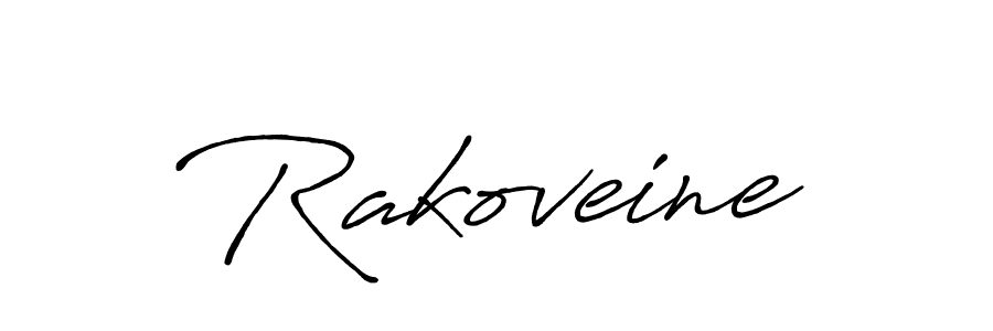 if you are searching for the best signature style for your name Rakoveine. so please give up your signature search. here we have designed multiple signature styles  using Antro_Vectra_Bolder. Rakoveine signature style 7 images and pictures png