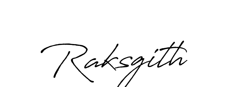 Once you've used our free online signature maker to create your best signature Antro_Vectra_Bolder style, it's time to enjoy all of the benefits that Raksgith name signing documents. Raksgith signature style 7 images and pictures png