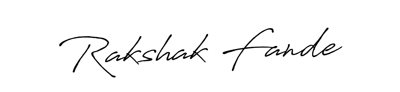 Similarly Antro_Vectra_Bolder is the best handwritten signature design. Signature creator online .You can use it as an online autograph creator for name Rakshak Fande. Rakshak Fande signature style 7 images and pictures png