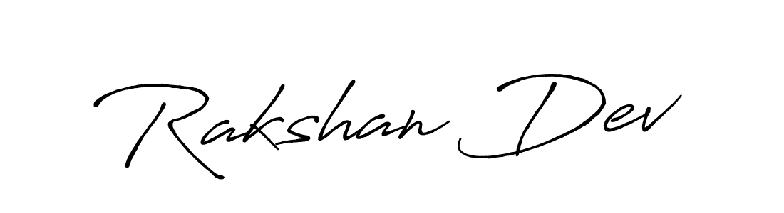 How to Draw Rakshan Dev signature style? Antro_Vectra_Bolder is a latest design signature styles for name Rakshan Dev. Rakshan Dev signature style 7 images and pictures png