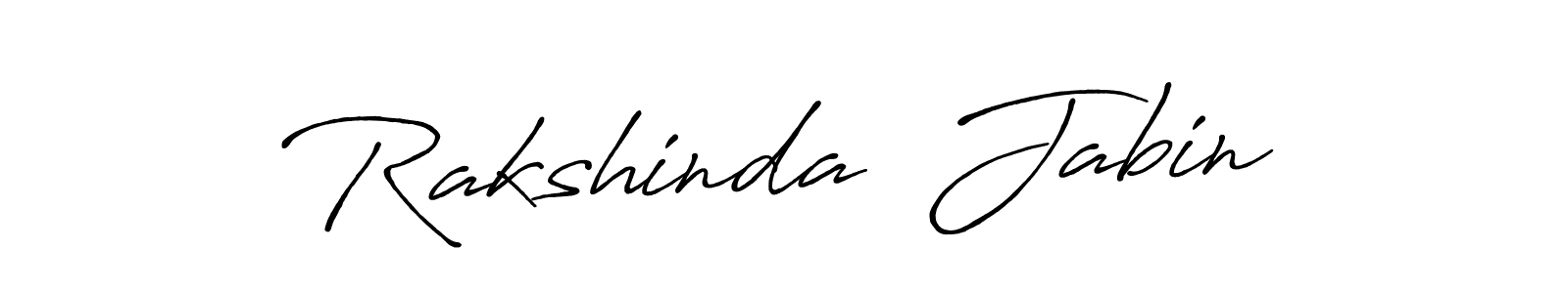 You can use this online signature creator to create a handwritten signature for the name Rakshinda  Jabin. This is the best online autograph maker. Rakshinda  Jabin signature style 7 images and pictures png