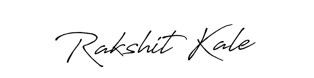 How to make Rakshit Kale name signature. Use Antro_Vectra_Bolder style for creating short signs online. This is the latest handwritten sign. Rakshit Kale signature style 7 images and pictures png