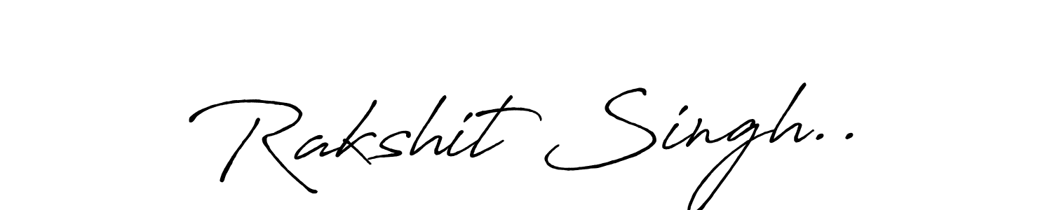 The best way (Antro_Vectra_Bolder) to make a short signature is to pick only two or three words in your name. The name Rakshit Singh.. include a total of six letters. For converting this name. Rakshit Singh.. signature style 7 images and pictures png