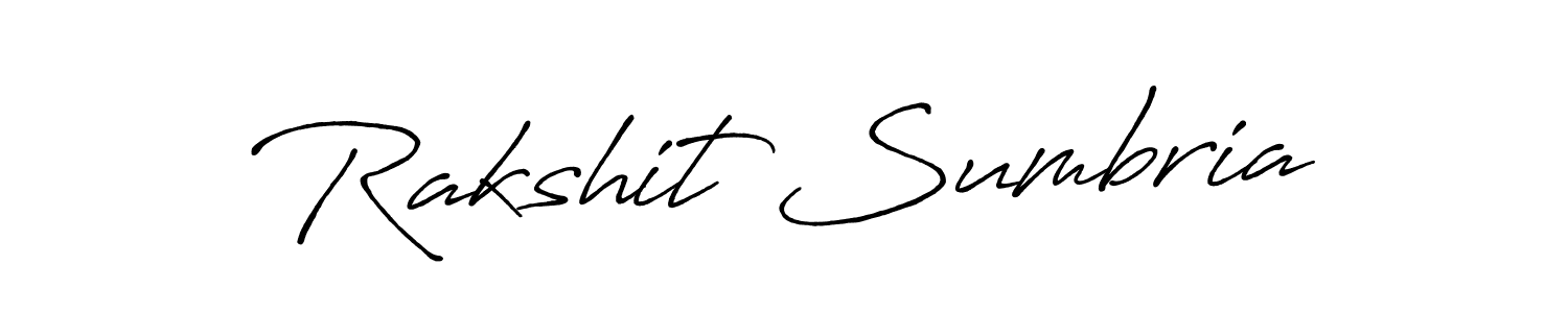 Use a signature maker to create a handwritten signature online. With this signature software, you can design (Antro_Vectra_Bolder) your own signature for name Rakshit Sumbria. Rakshit Sumbria signature style 7 images and pictures png