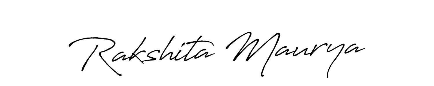 The best way (Antro_Vectra_Bolder) to make a short signature is to pick only two or three words in your name. The name Rakshita Maurya include a total of six letters. For converting this name. Rakshita Maurya signature style 7 images and pictures png