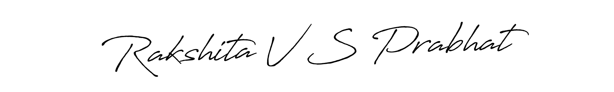 Make a beautiful signature design for name Rakshita V S Prabhat. Use this online signature maker to create a handwritten signature for free. Rakshita V S Prabhat signature style 7 images and pictures png