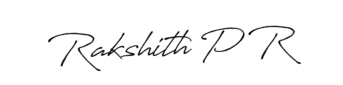Make a short Rakshith P R signature style. Manage your documents anywhere anytime using Antro_Vectra_Bolder. Create and add eSignatures, submit forms, share and send files easily. Rakshith P R signature style 7 images and pictures png