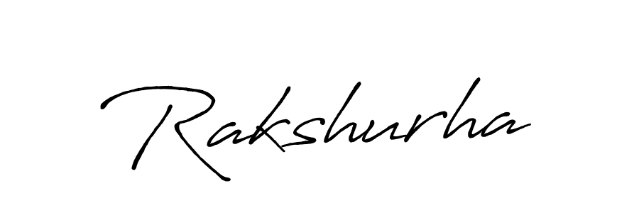 How to make Rakshurha signature? Antro_Vectra_Bolder is a professional autograph style. Create handwritten signature for Rakshurha name. Rakshurha signature style 7 images and pictures png