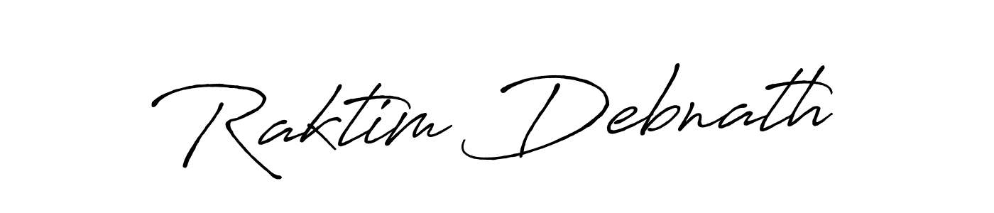 Antro_Vectra_Bolder is a professional signature style that is perfect for those who want to add a touch of class to their signature. It is also a great choice for those who want to make their signature more unique. Get Raktim Debnath name to fancy signature for free. Raktim Debnath signature style 7 images and pictures png