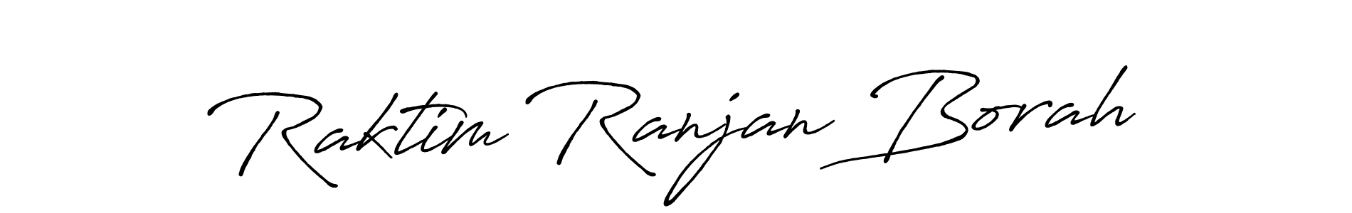 Raktim Ranjan Borah stylish signature style. Best Handwritten Sign (Antro_Vectra_Bolder) for my name. Handwritten Signature Collection Ideas for my name Raktim Ranjan Borah. Raktim Ranjan Borah signature style 7 images and pictures png