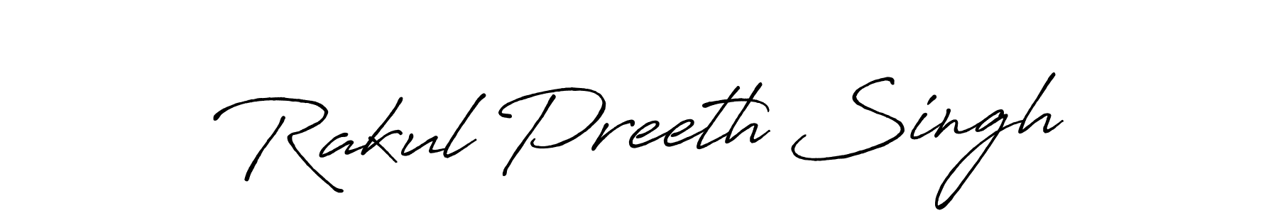 How to make Rakul Preeth Singh signature? Antro_Vectra_Bolder is a professional autograph style. Create handwritten signature for Rakul Preeth Singh name. Rakul Preeth Singh signature style 7 images and pictures png