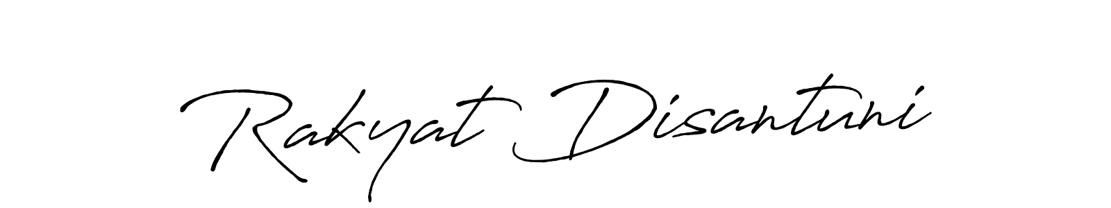 if you are searching for the best signature style for your name Rakyat Disantuni. so please give up your signature search. here we have designed multiple signature styles  using Antro_Vectra_Bolder. Rakyat Disantuni signature style 7 images and pictures png
