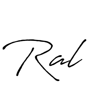 Best and Professional Signature Style for Ral. Antro_Vectra_Bolder Best Signature Style Collection. Ral signature style 7 images and pictures png