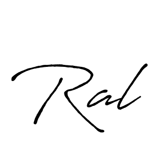 Best and Professional Signature Style for Ral. Antro_Vectra_Bolder Best Signature Style Collection. Ral signature style 7 images and pictures png