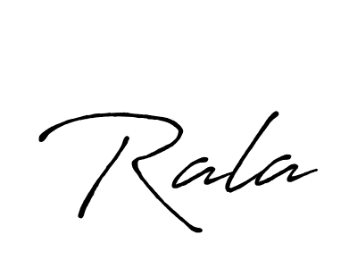 How to make Rala name signature. Use Antro_Vectra_Bolder style for creating short signs online. This is the latest handwritten sign. Rala signature style 7 images and pictures png