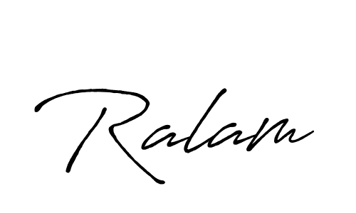 Antro_Vectra_Bolder is a professional signature style that is perfect for those who want to add a touch of class to their signature. It is also a great choice for those who want to make their signature more unique. Get Ralam name to fancy signature for free. Ralam signature style 7 images and pictures png